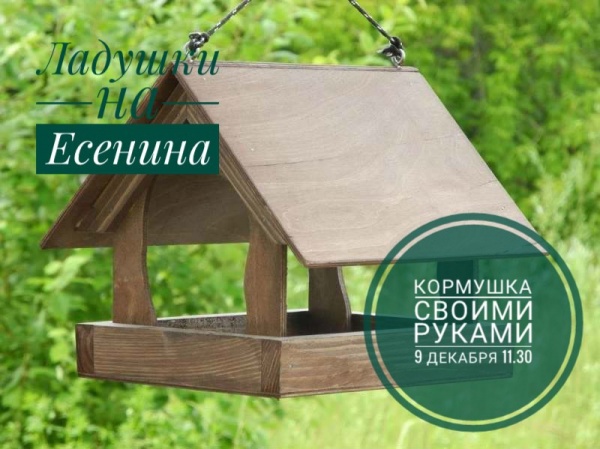 Мастер-класс "Кормушка своими руками"